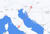 Vols de Rome pour Zagreb