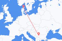 Flyrejser fra Aalborg, Danmark til byen Niš, Serbien