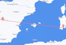 Flyrejser fra Madrid, Spanien til Cagliari, Italien