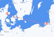 Vols depuis la ville de Kaliningrad vers la ville d'Aarhus
