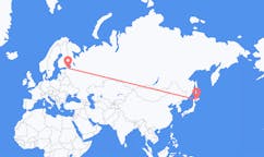 Flüge von der Stadt Obihiro in die Stadt Sankt Petersburg