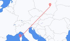 出发地 法国Calvi目的地 波兰拉多姆的航班