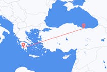 トルコのオルドゥから、ギリシャのカラマタまでのフライト