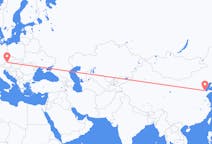Flyreiser fra Dongying, Kina til Linz, Østerrike