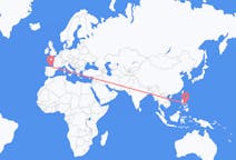 Flyreiser fra Legazpi, Filippinene til Santander, Spania
