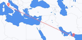 Flyrejser fra Oman til Italien