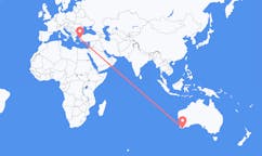Flyrejser fra Albany, Australien til Izmir, Tyrkiet