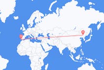 Flyreiser fra Changchun, Kina til Faro, Portugal