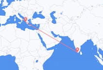 Flyrejser fra Thiruvananthapuram, Indien til Kefallinia, Grækenland