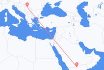 Flyg från Sharurah, Saudiarabien till Belgrad, Serbien