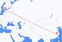 中国出发地 上饶市飞往中国目的地 塔林的航班