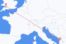 Flyreiser fra Cardiff, til Tirana