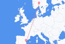 Loty z Walencja, Hiszpania do Osło, Norwegia