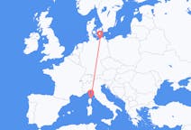 Flights from Rostock, Germany to Bastia, France