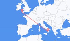 Flyg från Newquay, England till Lamezia Terme, Italien