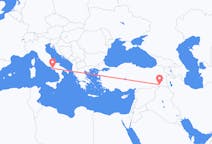 Vuelos de Şırnak, Turquía a Nápoles, Italia