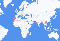 Flyg från Nakhon Phanom-provinsen, Thailand till Lanzarote, Spanien
