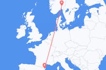 Flights from Girona to Oslo