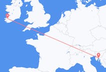 Flyreiser fra Rijeka, Kroatia til Killorglin, Irland