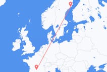 Flights from Aurillac, France to Umeå, Sweden