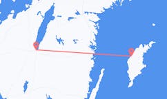 Vluchten van Visby naar Jönköping