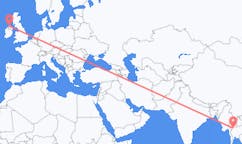 从素可泰府飞往德里的航班