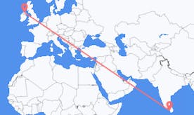Flights from Sri Lanka to Northern Ireland