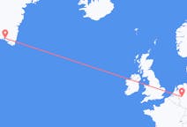 Flyg från Düsseldorf, Tyskland till Narsaq, Grönland