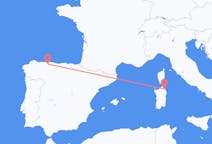 Flights from Asturias, Spain to Olbia, Italy