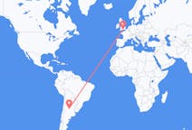 Flights from Córdoba, Argentina to Southampton, England
