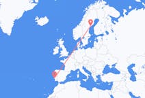 Flug frá Örnsköldsvík, Svíþjóð til Lissabon, Portúgal