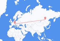Flights from Neryungri, Russia to Innsbruck, Austria