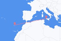 Flights from Trapani, Italy to Vila Baleira, Portugal