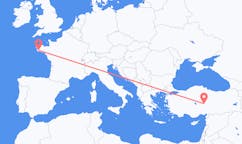 Flights from Quimper, France to Kayseri, Turkey