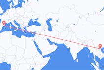 Flyreiser fra Thanh Hoa-provinsen, Vietnam til Barcelona, Spania