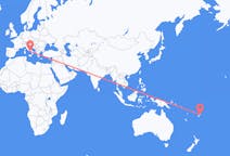 Flyreiser fra Labasa, til Napoli