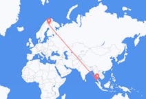 Flights from Phuket City, Thailand to Kittilä, Finland