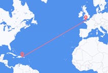 Flyrejser fra Punta Cana til Guernsey