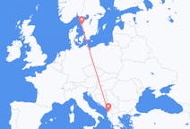 Flyreiser fra Tirana, Albania til Göteborg, Sverige