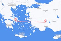 Рейсы из города Ыспарта в город Афины