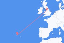 Flights from São Jorge Island, Portugal to Manchester, the United Kingdom