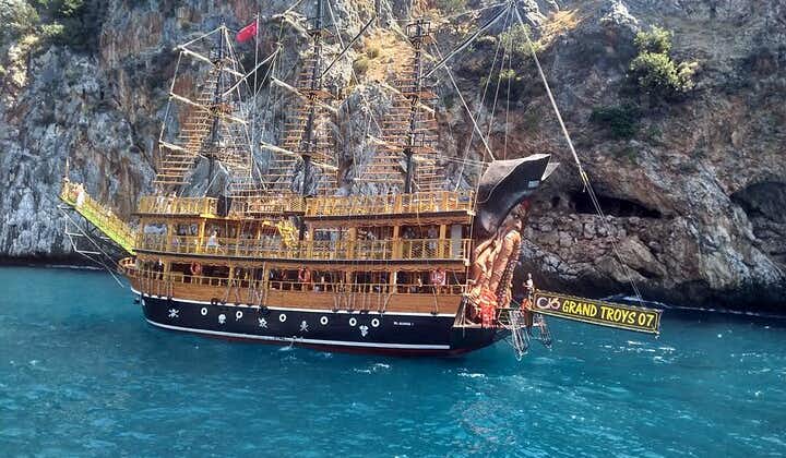 Alanya All Inclusive Pirate Boat Trip With Hotel Transfer