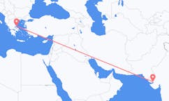Flyreiser fra Kandla, India til Skiathos, Hellas