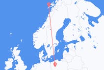 Flights from Leknes, Norway to Poznań, Poland