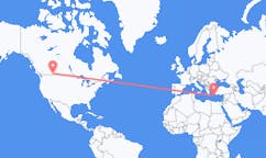 加拿大出发地 萊斯布里奇飞往加拿大目的地 卡尔帕索斯的航班