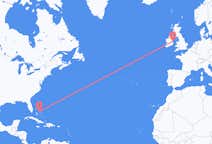 Flyg från North Eleuthera, Bahamas till Dublin, Irland