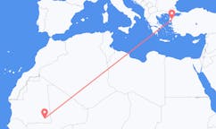 Flyg från Nema, Mauretanien till Edremit, Turkiet