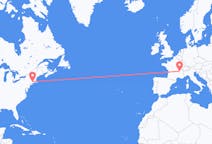 Flights from Hartford, the United States to Lyon, France