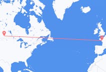 Flyg från Regina, Saskatchewan till Nantes