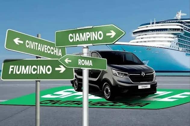  Privat taxi: Civitavecchias hamn till Fiumicino